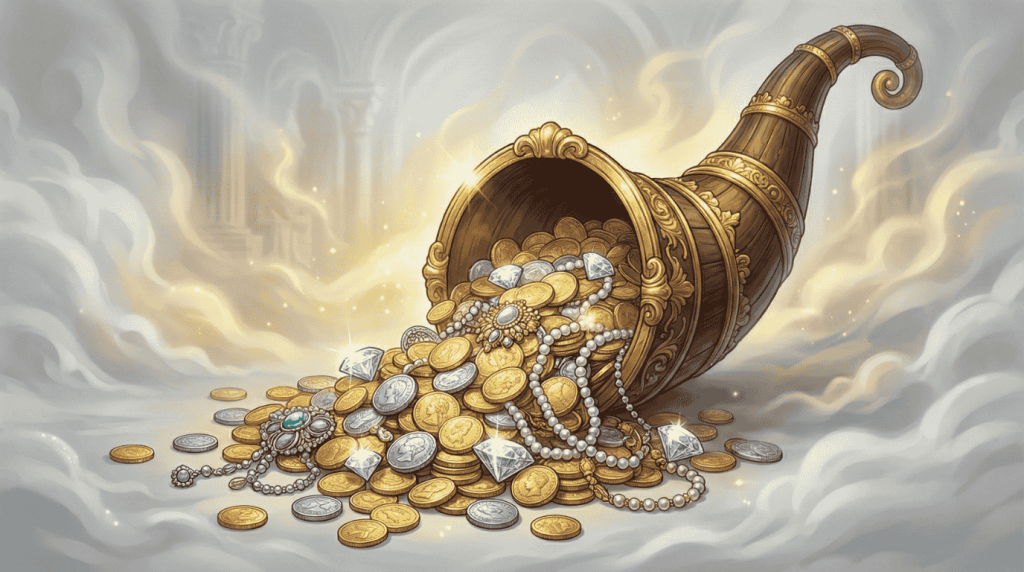 Kultaa ja rahaa - runsaudensarvi