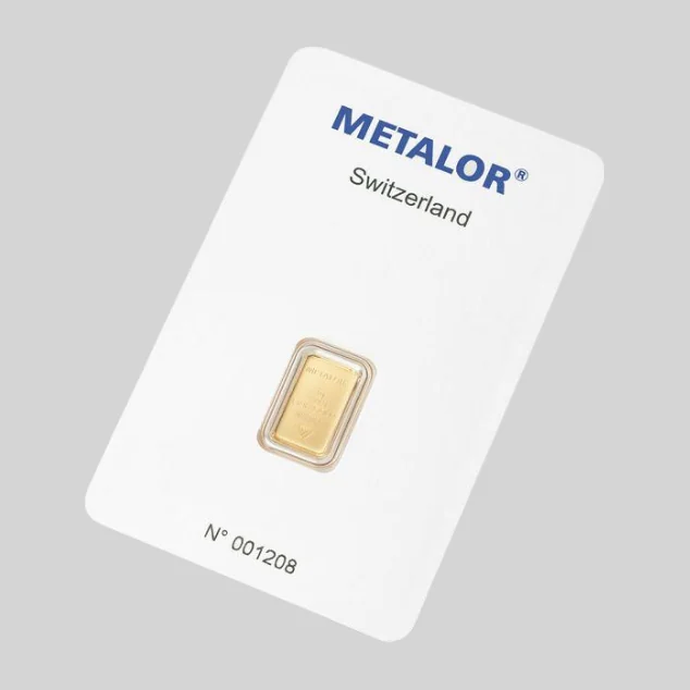 Metalor-kultaharkko 1 g
