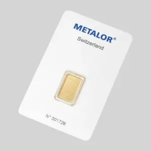 Metalor-kultaharkko 2 g, tuotekuva.