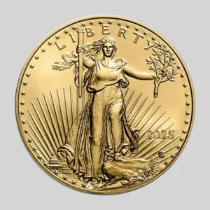 American Eagle -kultakolikko 1 oz, tuotekuva.