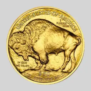 American Buffalo -kultakolikko 1 oz, tuotekuva.