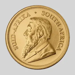Krugerrand-kultakolikko 1/4 oz, tuotekuva.